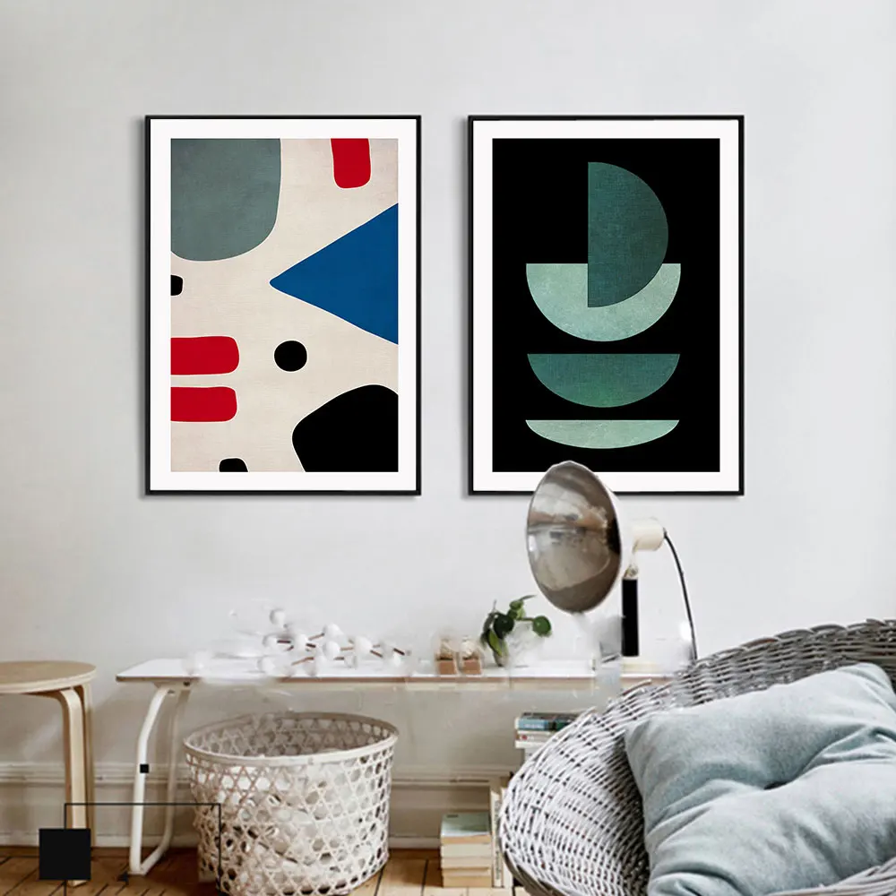 

Abstract Geometry Poster Minimalism Canvas Painting Nordic Art Print Personalized Custom Wall Picture For Living Room Decor