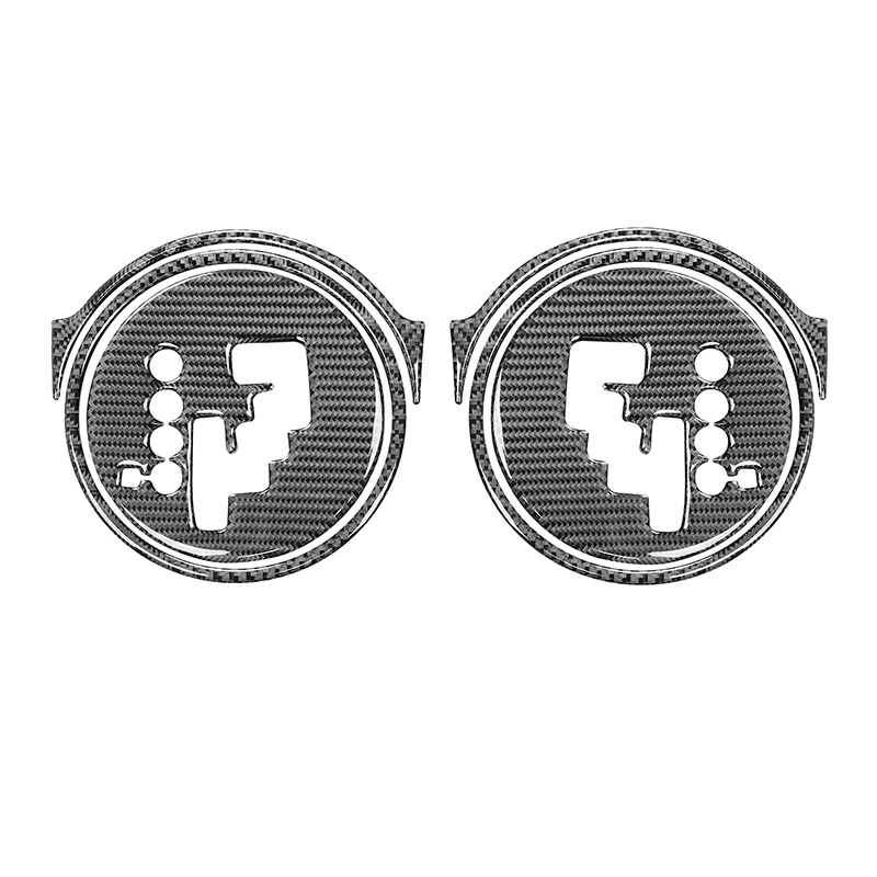 

For Mazda MX5 Miata 2009-2015 Accessories Carbon Fiber Gear Shifter Cover Panel Trim Sticker Kit, Hand Drive