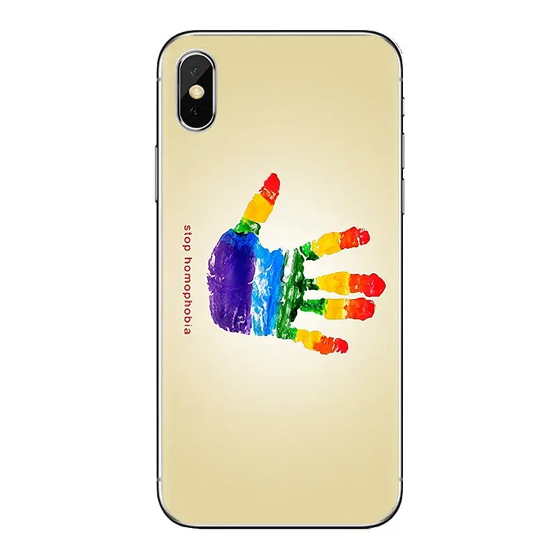 Phone Cover Gay Lesbian LGBT Rainbow Pride For Samsung Galaxy S2 S3 S4 S5 MINI S6 S7 edge S8 S9 Plus Note 2 3 4 5 8 Coque Fundas |
