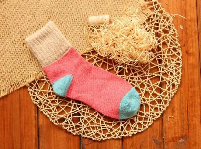 Зимние носки пушистые сапоги женские шерстяные Утепленные зимние теплые