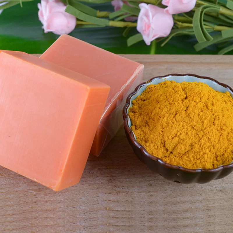 100g Turmeric Essential Oil Handmade Soap Face Moisturizing Whitening Wash Removal Acne Treatment Control Care | Красота и здоровье