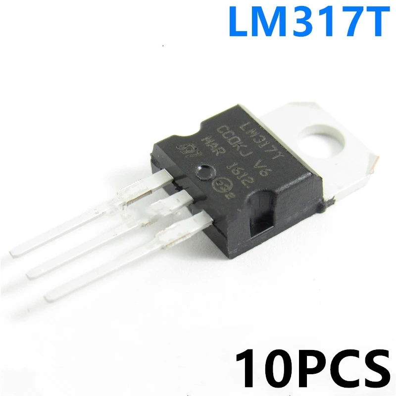10 шт. новый оригинальный большой чип LM317T LM317 линейный TO-220/TO-90 Регулируемый