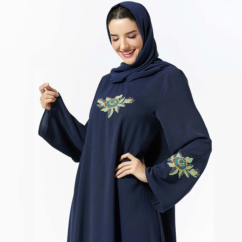 

Abaya Arabic Hijab Muslim Dress Women Caftan Kaftan Islamic Clothing Dresses Robe Musulmane Dubai Baju Muslim Wanita Kleding