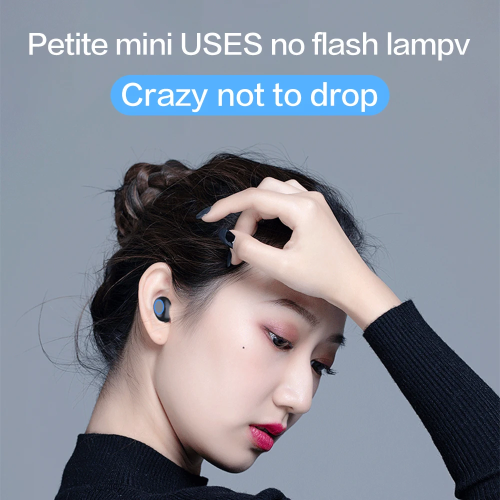 

Waterproof A2 TWS True Wireless Earphones Mini In-Ear Auto Pairing Bluetooth Earphone Wireless Earbuds for smart phone vv