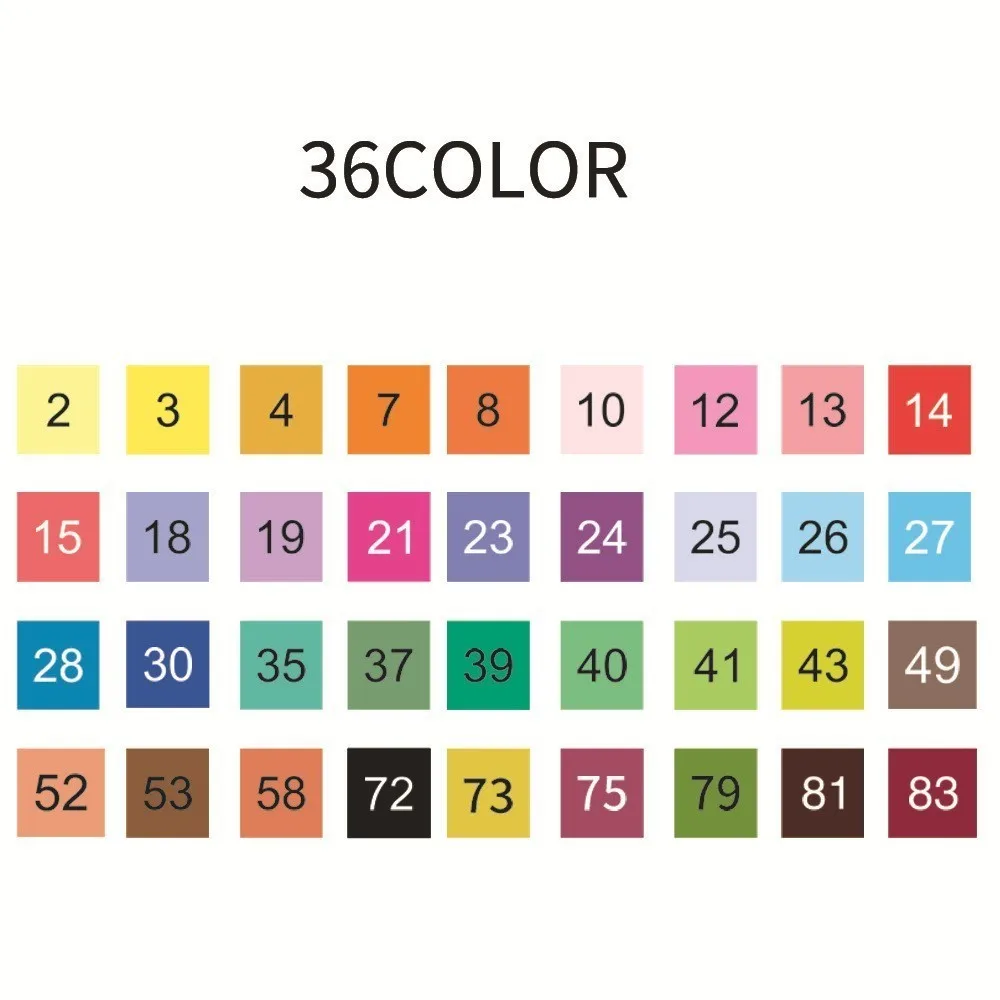 Sta 12/24/36/48/80 Colors Dual Tips Brush Marker Pen 0.4mm Fineliner Watercolor Sketch Marker Pen For Drawing Manga Art Supplies