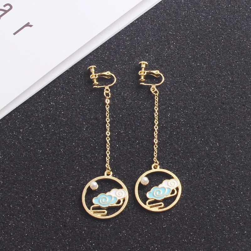 Волшебные дорожные серьги женские кольца для ушей 2020 Новый стиль Мода круглое