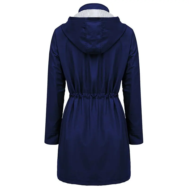 

Jackets Women Plus size Solid Long Sleeve Outwear coats Rainproof Women Hooded Clothes Windproof regular Cover Up Winter Coat