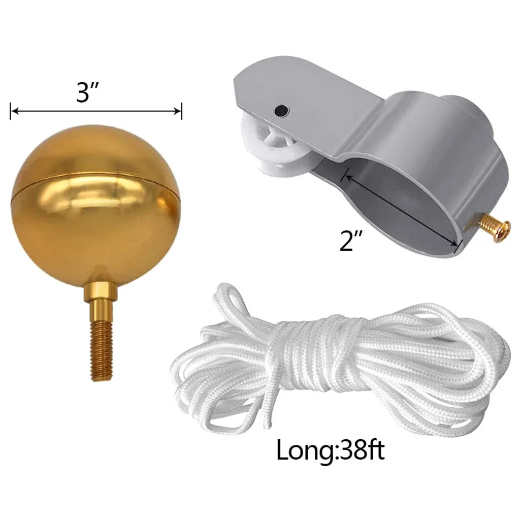 Набор деталей для флагштока нейлоновый плетеный шнур аксессуары комплект