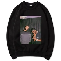 drake and travis scott hip hop style pullover sweatshirt unisex harajuku rapper sweatshirts 100 pure cotton hipster sportswear