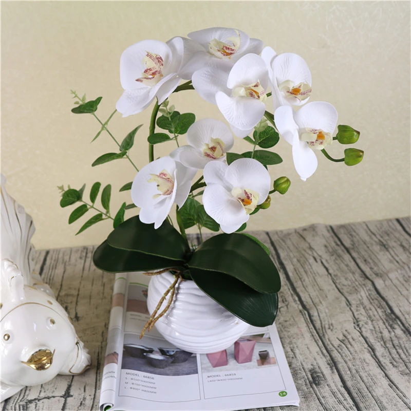 Украшение для дома Шелковая бабочка искусственный букет фаленопсис свадьбы