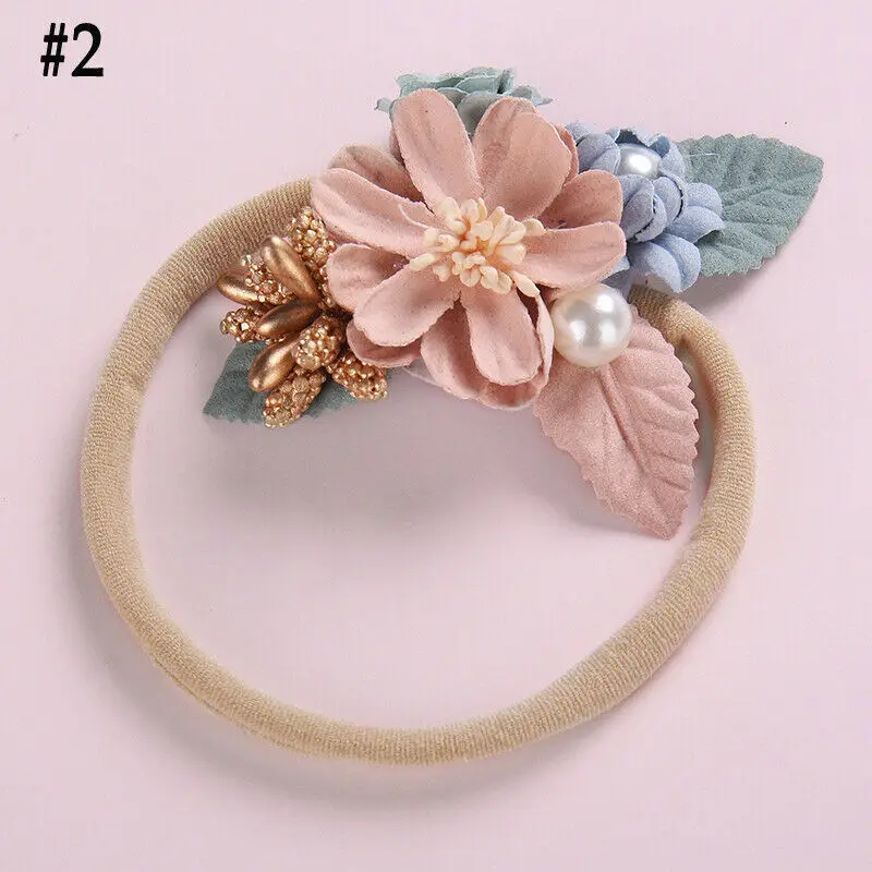 2019 Детские Аксессуары для младенцев детей девочек малышей принцесс цветок