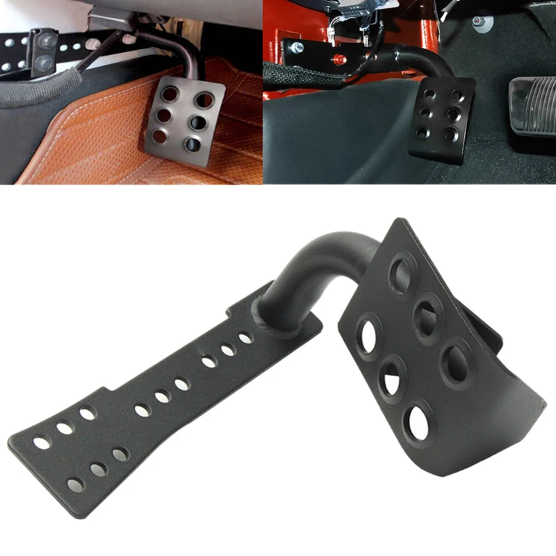Steel Dead Pedal Left Side Foot Rest for Jeep Wrangler JK Unlimited 2007-2018 Rubicon Sahara x Off Road Sport Accessories | Автомобили и