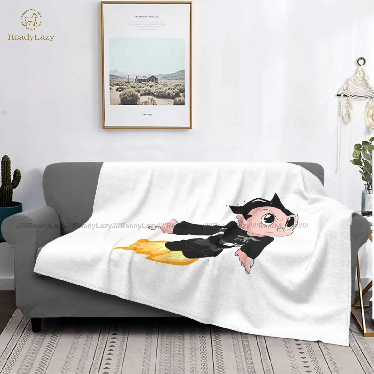 

Astroboy-Manta polar para exteriores, supersuave colcha, barata