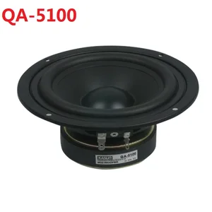 Оригинальный динамик Kasun QA-5100 Home Audio HiFi DIY 5 ''среднего радиуса действия, черный полипропиленовый конус 8 Ом90 Вт OD = 147 мм, 1 шт.