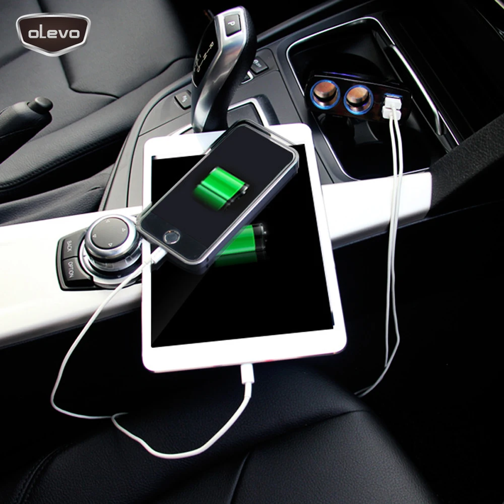 2USB переходник прикуриватель адаптер USB 12V 24V Зарядное устройство Мощность
