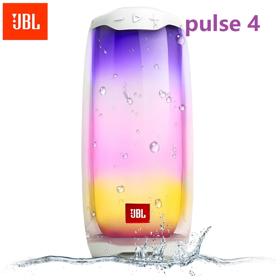 

JBL PULSE4 портативная беспроводная Bluetooth Водонепроницаемая световая Колонка стерео звук светодиодный светильник кой для вечерние усиление APP ...