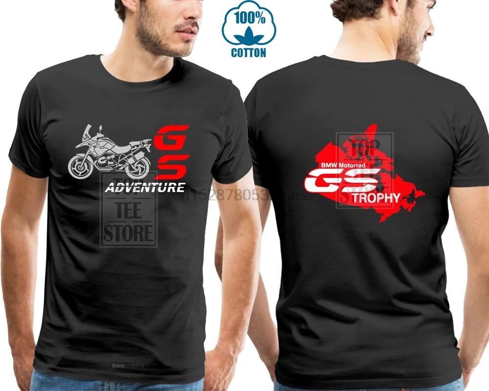 

Summer Fashion Short Sleeve Hot Sale Brand Clothing Men Tops Design T Shirt Motorrad R1200Gs T Shirt Gs Adventure Tee Shirt