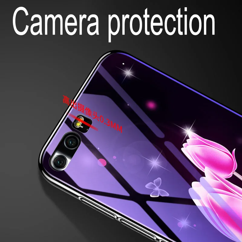 Покрытие для Vivo V15 X27 V11 Pro IQ00 Y17 Y3 V11i чехол-бампер из закаленного стекла | Мобильные