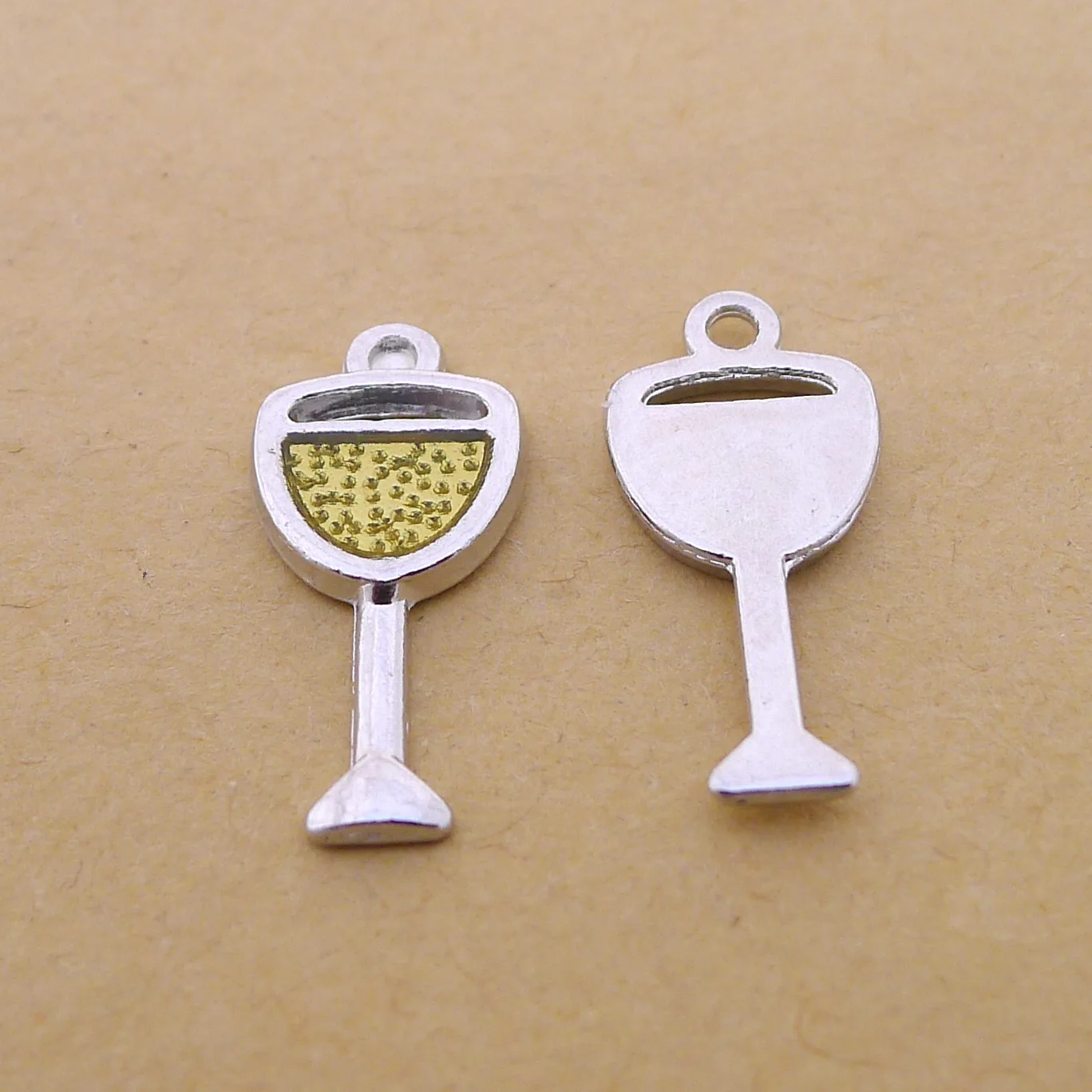 

Charm for making jewelry 20pcs 21x10mm enamel Cup charms