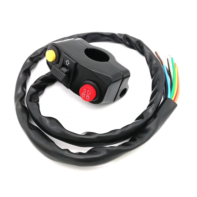 

Motorbike 22mm handlebar bracket switch aluminum for turn signal horn remote low beam