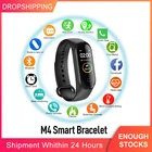 Смарт-часы M4 M4 для мужчин и женщин, фитнес-трекер с пульсометром, тонометром, шагомером, монитором сна