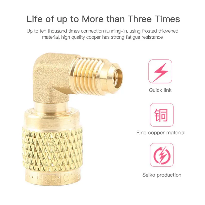 1 шт. адаптер для кондиционера воздуха R410A трубка добавления жидкости соединение