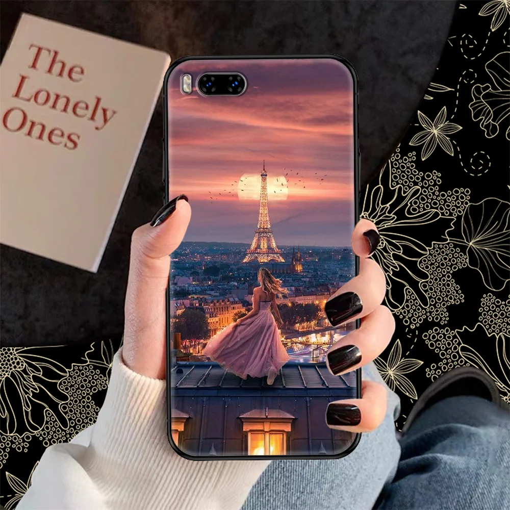 Чехол для телефона Paris Eiffel Iron Tower для Xiaomi Mi Max Note 3 A2 A3 8 9 9T 10 Lite Pro Ultra черный 3D ячейка обложка модное hoesjes on.