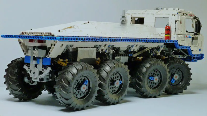 Новая модель инженерного автомобиля MOC Tatra T813 8x8 PROFA Игрушечный трактор самосвала