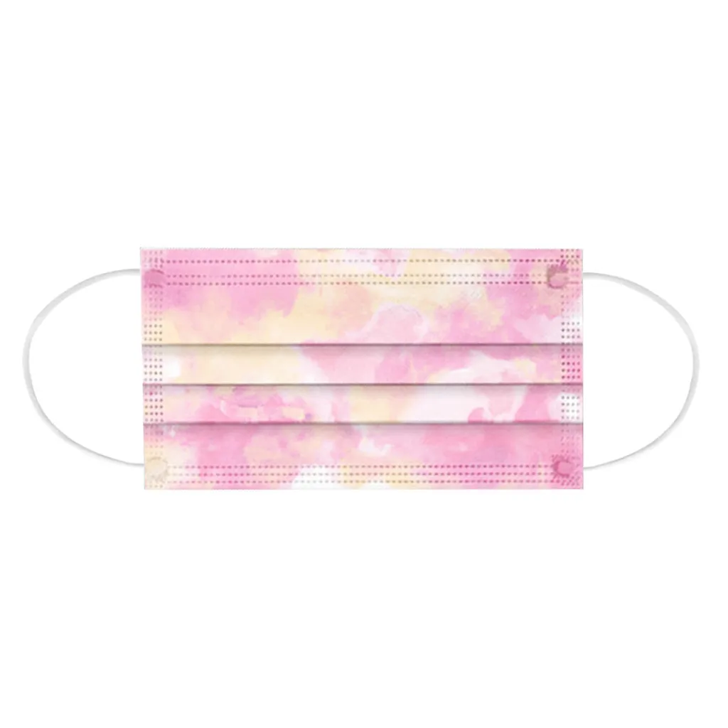 

10/50/100/200PCS Disposable Non-woven Face Mask Fashion Print 3 Layer Mask Children Filter Masks Mouth Mask With Design Masque