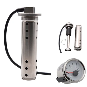 52mm htg sewage level gauge marine boat sewage level sensor sewage sender rv water level indicator for 0 190ohm 150 200250mm free global shipping