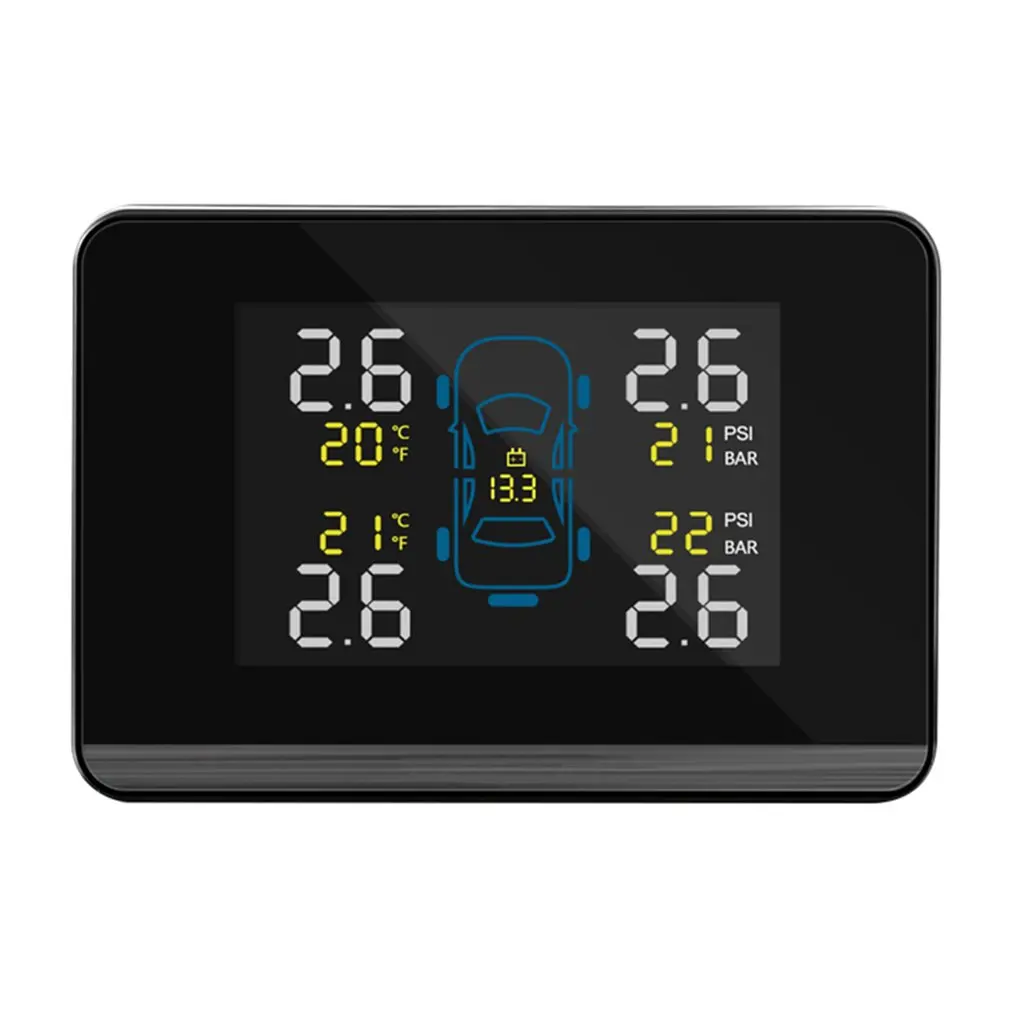 Catuo новая Автомобильная TPMS система контроля давления в шинах с 4 внутренними