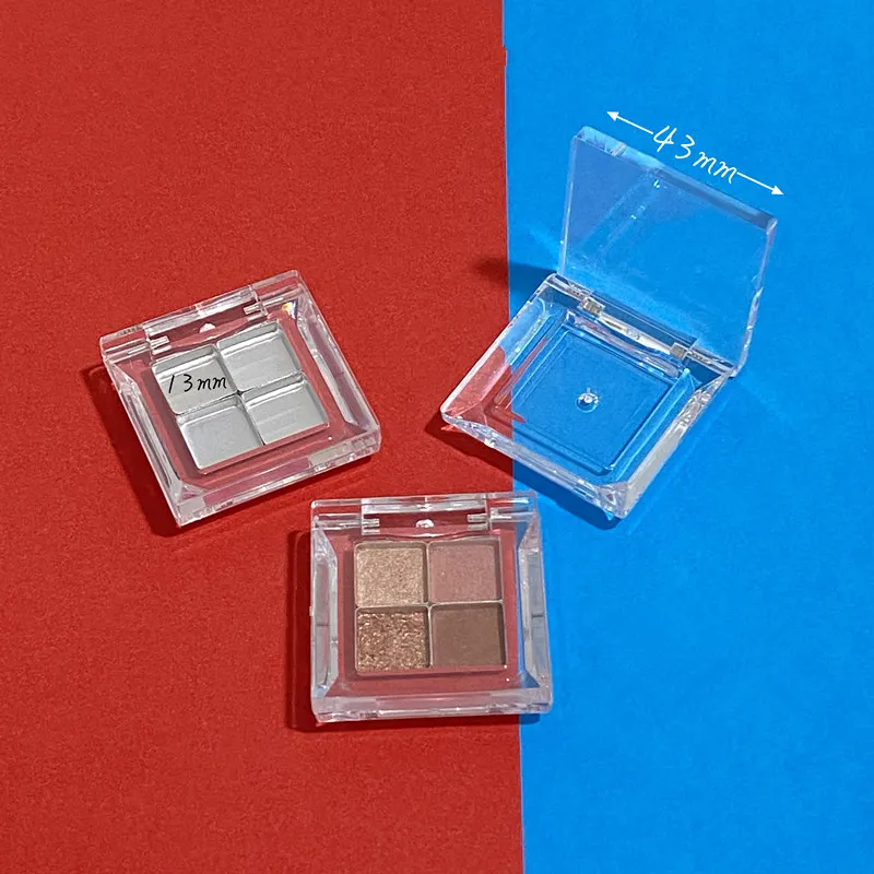 

100 шт. пустая коробка для макияжа, тени для век, косметическая палитра, румяна, чехол для бровей, инструмент для макияжа