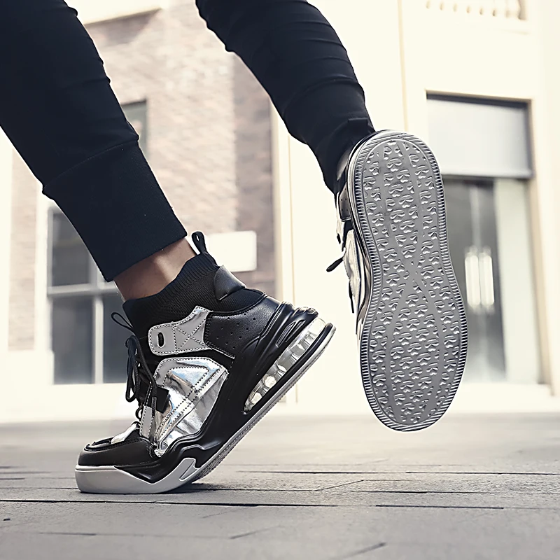 Baideng обувь мужские кроссовки обесцвечивание стильные носки воздушной подушке