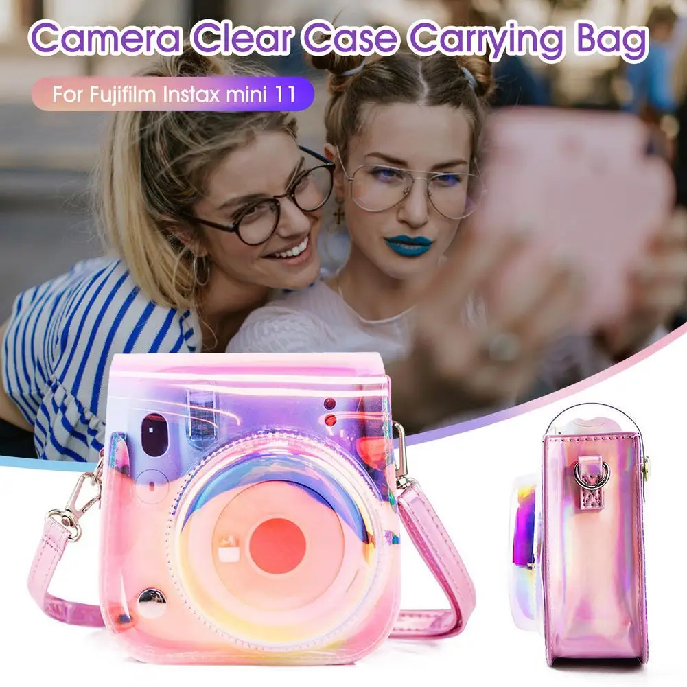 Camera Package Mini11 Transparent Magic Color Bag PVC Laser Storage Photography For | Электроника