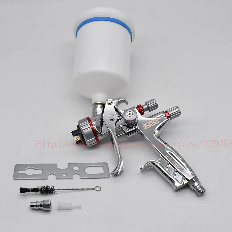 

HVLP 1.3mm Nozzle Gravity Type Paint Sprayer Air Spray Gun Automotive Refinishing Spraying Machine