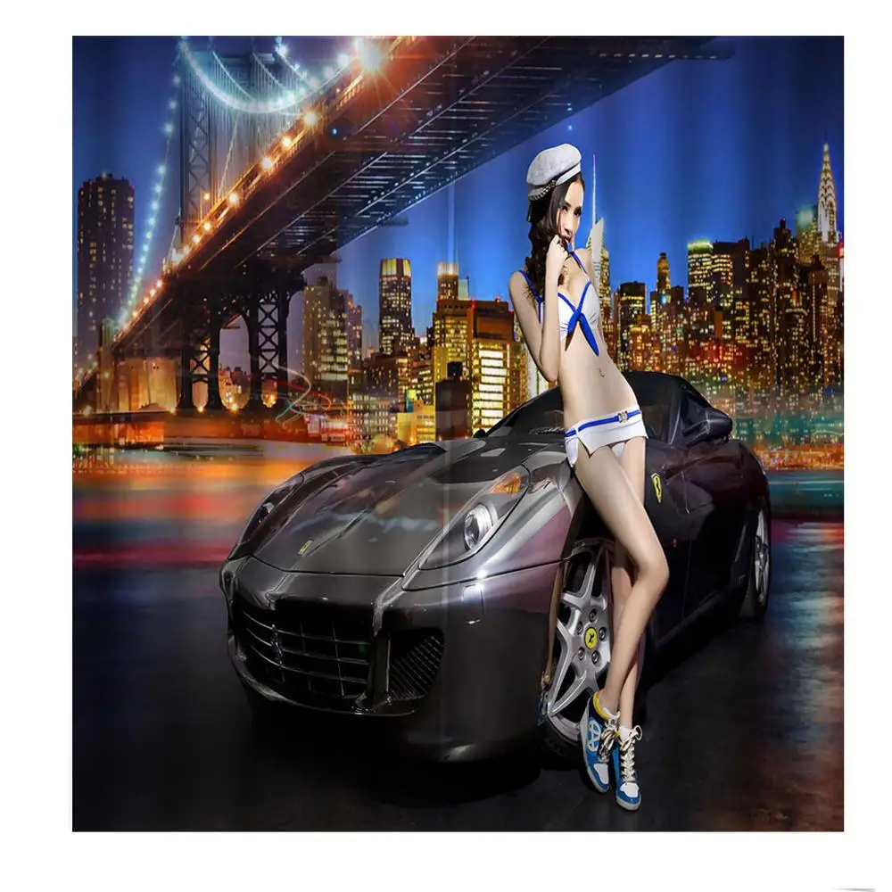

Custom Modern Luxury Car Cool Beauty Map Window Curtain For Living Room Bedroom Beautiful Practical Blackout Drapes Indoor Decor