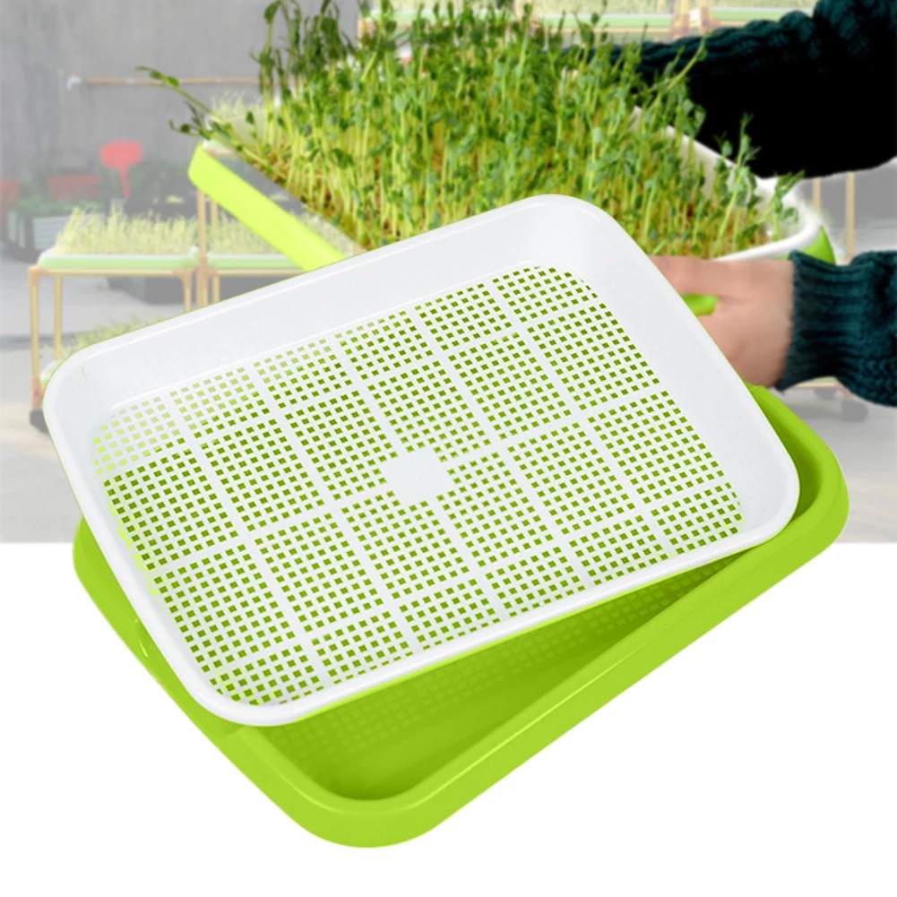 Поднос для семян без почвы большая емкость вспенивающая трава коробка