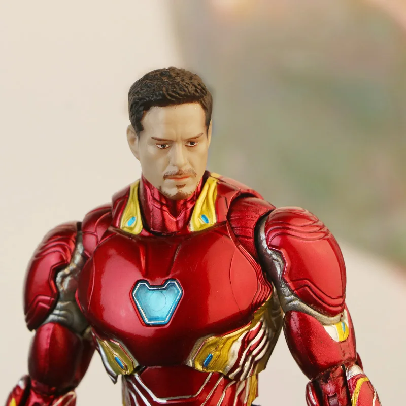 Pete Parker Человек-паук и Tony Stark Железный человек 1/12 SHF голова Мстители статуи супер герой аксессуары игрушки модель