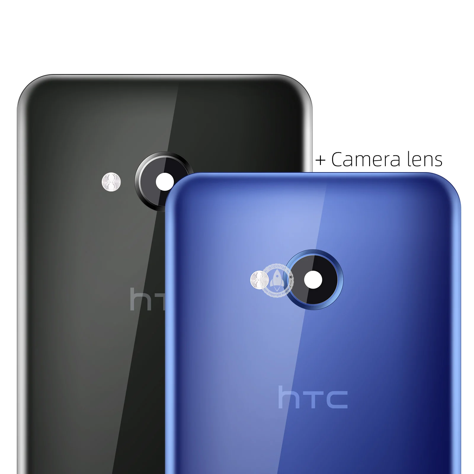 Оригинальная задняя крышка корпуса для htc U Play, крышка батареи с объективом камеры для htc U Play, задняя крышка, запасные части