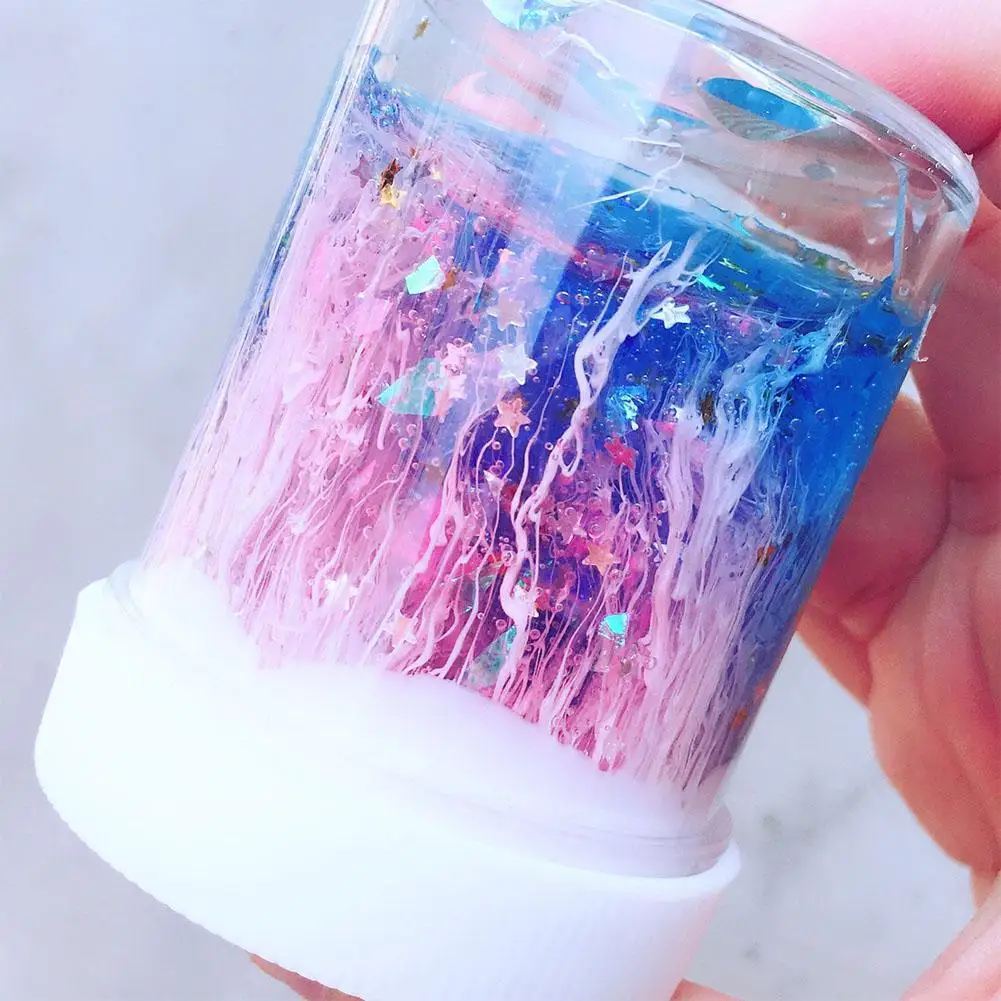 Звездные облака слизи Красочные DIY пушистые Блестки Кристалл грязи развивающие