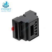 din rail plc electrical shell barrier isolation module instrument shell plastic case 4 02 10 88x72x59mm junction box black