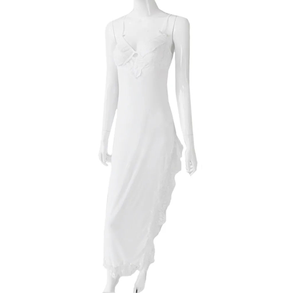 Горячая Распродажа Дамское сексуальное кружевное ночное белье ночная рубашка