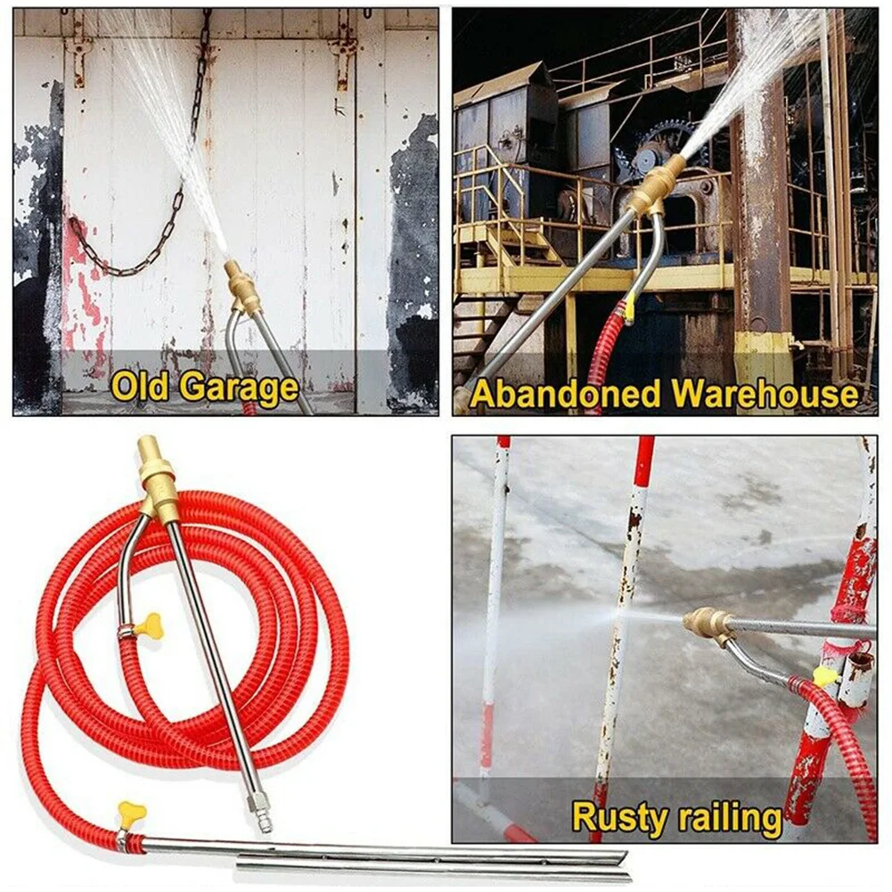 

Attachment Sandblasting Kit 5000PSI Tube Set Ceramic Nozzles Accessories