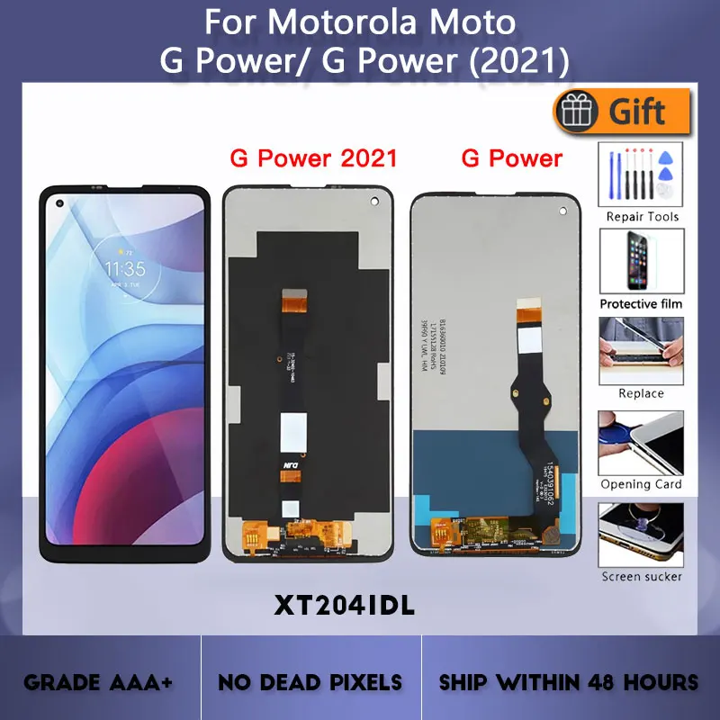 

ЖК-дисплей 6,6 дюйма для Motorola Moto G Power 2021 G10 Play, сменный сенсорный экран с дигитайзером для MOTO G Power, ЖК-экран 6,4 дюйма