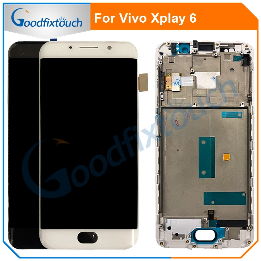 ДЛЯ Vivo Xplay 6 Xplay6 ЖК дисплей кодирующий преобразователь сенсорного экрана в сборе с