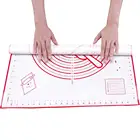 Многоразмерный антипригарный силиконовый коврик для выпечки со шкалой коврик для раскатки теста кухонный коврик для замешивания кухонные аксессуары для замешивания