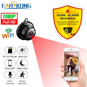 earykong 1080p mini wifi camera indoor hd camera ycc365 app cctv surveillance ir night vision motion detect baby monitor free global shipping