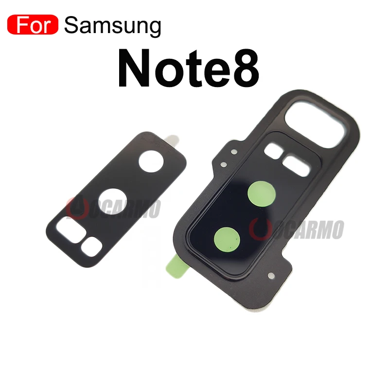 For Samsung Galaxy Note 8 9 Note8 Note9 Rear Camera Glass Lens With Back Cover Frame Holder and Sticker Replacement Part | Мобильные