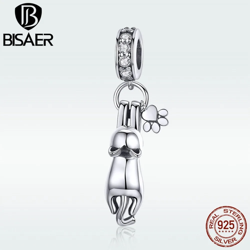 Подвеска BISAER из натуральной 925 пробы серебряная подвеска Очаровательные