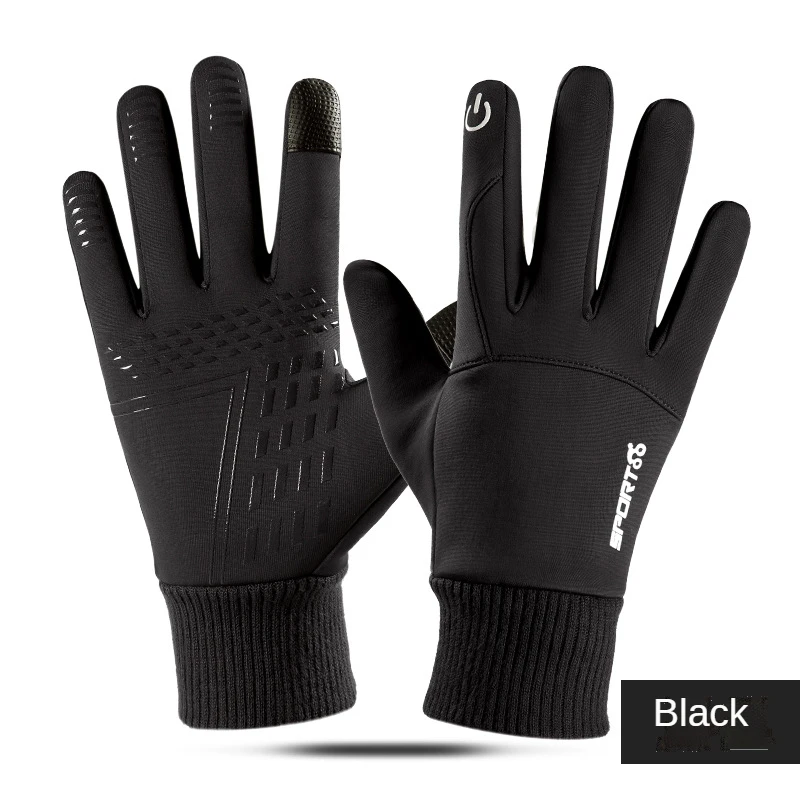 Перчатки с пальцами для сенсорного экрана велосипедные перчатки теплые зимние